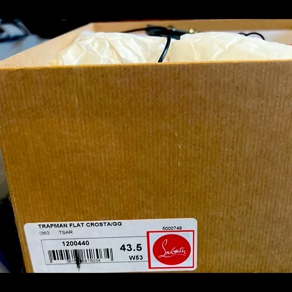 Louboutin boots for sale. Size 10.5, dark grey - Picture 1 of 3